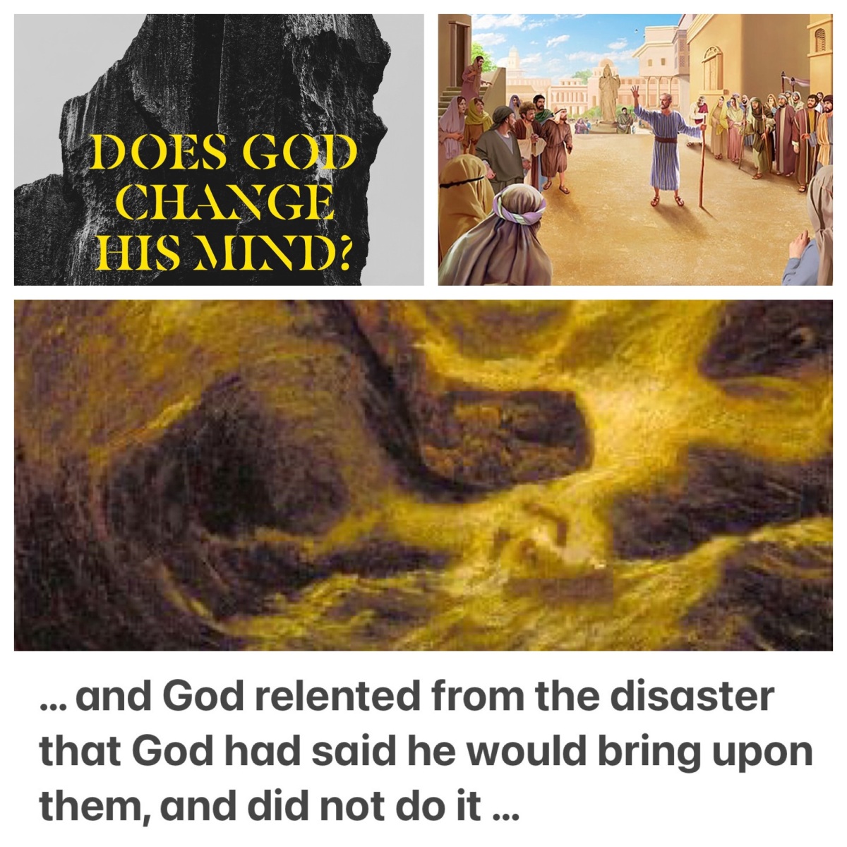 God changed God’s mind (Jonah 3; Epiphany 3B)