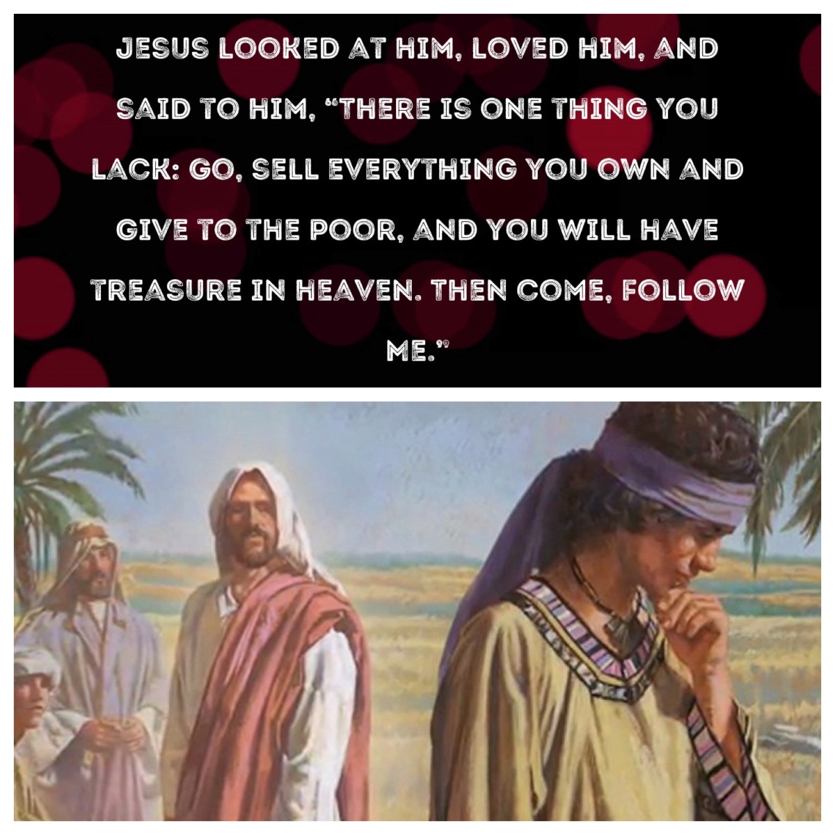 You lack one thing: Jesus and a rich man (Mark 10; Narrative Lectionary for Lent 1)