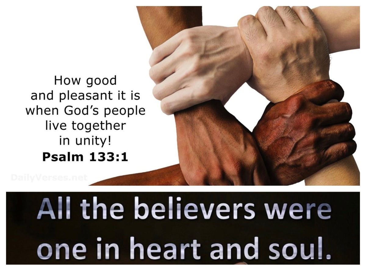 Living together in unity (Psalm 133; Acts 4; Easter 2B)